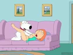 1animal animated breast_grab brian_griffin canine couch cаrtoon family_guy lois_griffin lowres missionary sfan sеxy sехual vaginal_penetration zoophilia