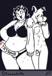 anthro asriel_dreemurr asriel_dreemurr_(god_form) blush boss_monster_(undertale) bottomless catty_(undertale) chastity_cage clothed clothed/nude clothed_female_nude_male clothing dracozhilla duo embarrassed felid feline female genitals girly hi_res hoodie hoodie_only humanoid humiliation imminent_pegging male male/female mammal nude penis penis_humiliation size_difference skinny slightly_chubby small_penis small_penis_appreciation small_penis_humiliation smile topwear topwear_only undertale undertale_(series)