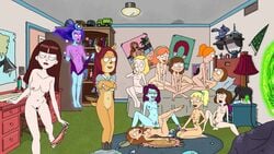 11girls 1boy 6+girls accurate_art_style alien annie_(rick_and_morty) arthricia bed bedroom beth_smith big_breasts blonde_hair blue_skin breasts brother_and_sister brown_hair clothing completely_nude completely_nude_female completely_nude_male cum dildo duchess_(artist) feline female fingering harem human incest innie_pussy jessica_(rick_and_morty) long_hair male male_on_female masturbation moaning morticia_smith morty_smith multiple_girls navel nipples nude nude_female nude_male nudity orange_hair panties pocket_mortys ponytail pubic_hair purple_hair purple_skin pussy rick_and_morty rule_63 sex sex_toy short_hair smile stacy_(rick_and_morty) straight summer_smith supernova_(rick_and_morty) tammy_gueterman the_vindicators tricia_lange undressing unity_(rick_and_morty) vagina vaginal_secretions vulva