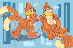 abstract_background animate_inanimate buizel forked_tail foxwiththesocks generation_4_pokemon hi_res inflatable living_inflatable male_focus male_only nintendo null_bulge permagrin pokemon pokemon_(species) solo squeaking tail tail_motion tailwag transformation unusual_anatomy unusual_tail valve_(mechanical)