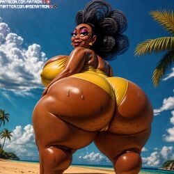 4k ai_generated bbw beach big_ass big_breasts big_butt bikini breasts chubby chubby_female dark-skinned_female dark_body dark_skin disney disney_channel female female female_focus female_only gilf gmilf granny highres large_ass large_breasts large_butt larger_female marvel massive_ass massive_breasts massive_butt massive_thighs matronai_(artist) mature mature_female mature_woman mimi_lafayette moon_girl_and_devil_dinosaur nipple_bulge nipples old_woman older_female patreon patreon_username pinup plump solo solo_female solo_focus ssbbw stable_diffusion swimsuit thick thick_ass thick_legs thick_thighs twitter_username