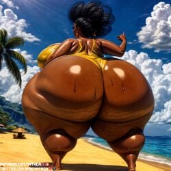 4k ai_generated bbw beach big_ass big_breasts big_butt bikini breasts chubby chubby_female dark-skinned_female dark_body dark_skin disney disney_channel female female female_focus female_only gilf gmilf granny highres large_ass large_breasts large_butt larger_female marvel massive_ass massive_breasts massive_butt massive_thighs matronai_(artist) mature mature_female mature_woman mimi_lafayette moon_girl_and_devil_dinosaur nipple_bulge nipples old_woman older_female patreon patreon_username pinup plump solo solo_female solo_focus ssbbw stable_diffusion swimsuit thick thick_ass thick_legs thick_thighs twitter_username