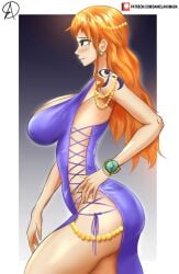 nami (one piece) from one piece by almualim