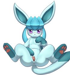 2024 3_toes :3 anus ass blue_body blush blush_lines cervix cheek_blush clitoris digital_media_(artwork) eeveelution eyelashes feet female feral friendlyfeesh generation_4_pokemon genitals glaceon hi_res inviting lady_jane_(friendlyfeesh) looking_at_viewer lying multicolored_body nintendo nippleless nose_blush nude on_back paw_pose pawpads paws pink_inner_pussy pink_pawpads pokemon pokemon_(species) pose presenting presenting_pussy purple_eyes pussy quadruped seductive shaded simple_background solo spread_legs spread_pussy spreading tail toes two_tone_body urethra white_background