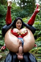 3d ai_assisted ai_generated amazon amazonian anal anal_sex armor balls batman batman_(series) bedroom big_ass big_balls big_breasts big_cock big_penis bikini_aside bracers breasts bruce_wayne cape couple cum_in_ass cum_inside dc dc_comics diana_prince earrings female filled_womb full_nelson_anal gauntlets goddess holding_leg holding_partner huge_ass huge_breasts huge_butt impregnation jungle knee_boots legs_spread legs_up long_hair looking_at_viewer looking_pleasured male muscular muscular_female muscular_male nude_female_clothed_male overflowing_cum passionate_sex penis suit tanned_female tanned_skin themyscira thicc tiara warrior_princess wonder_woman wonder_woman_(series) woods