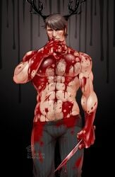 bara hannibal hannibal_lecter muscles tagme