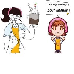 2girls cooking_mama humiliated humiliation jaiden_animations milk milking_breasts nipples