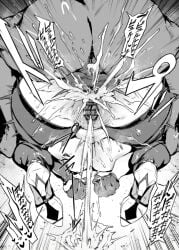 1girls absurdres ahe_gao ahegao_face ahoge anus black_and_white black_gloves black_pants breasts cameltoe censor_bar censored cum cum_in_pussy cum_inside ethereal_(zenless_zone_zero) evelyn_chevalier female from_behind gloves highres huge_ass huge_breasts japanese_text jewelry large_ass large_breasts mating mating_press mixed-language_commentary mole mole_under_eye monochrome monster multiple_views necktie nipples_visible_through_clothing orange_hair orgasm pants police police_uniform policewoman pubic_hair shirt thirty_8ght tight_clothes tight_clothing tight_pants white_shirt wide_ass wide_hipped_female wide_hips zenless_zone_zero