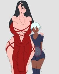 1boy 1futa biancalife cum_inside dark-skinned_femboy dark_skin femboy futanari kota_(biancalife) light-skinned_futanari light_skin male tagme x-ray