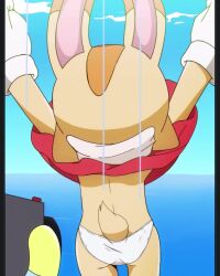 animated arevix ass blush cameltoe camera chao_(sonic) cheese_the_chao cream_the_rabbit cub embarrassed falling flat_chest furry mp4 nipple_suck nipples panties rabbit recording sonic_(series) sonic_the_hedgehog_(series) video