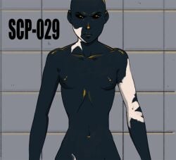 >:( 2d asian asian_female bald bald_female black_eyes deviantart english_text female female_focus female_only humanoid indian_female keter nightmare_waifu nude nude_female png scp-029 scp_foundation small_breasts solo solo_female solo_focus text weird_eyes