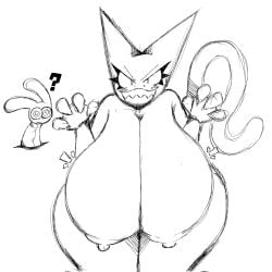 arthurclaws big_breasts breasts cleavage female furry huge_breasts hyper_breasts nipples tagme thick_thighs wide_hips