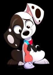 101_dalmatian_street 101_dalmatians 1boy anatomically_correct anatomically_correct_genitalia anatomically_correct_penis animal_genitalia animal_penis big_cock big_dick big_penis black_body black_fur black_spots bodily_fluids canid canine canine_genitalia canine_penis canis cat_toy cock collar cub dalmatian deepak_(101_dalmatians) dick digital_drawing_(artwork) digital_media_(artwork) disney dog_collar domestic_canine domestic_dog felris feral feral_focus feral_male feral_only fur genital_fluids genitalia genitals hi_res high_resolution highres knotted_cock knotted_dick knotted_penis looking_at_genitalia looking_at_penis male male_canine male_cub male_dog male_feral male_focus male_only mammal markings paws penis precum precum_on_penis presenting presenting_penis puppy simple_background small_but_hung smile smiling solo solo_feral solo_focus solo_male solo_male spots spotted_body spotted_fur tail white_body white_fur white_spots young young_feral younger_male zoophilia