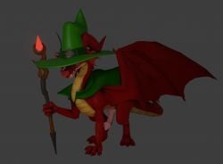3d_(artwork) 3d_animation animated aroused blender_(artwork) blender_eevee cape clothing crystal digital_media_(artwork) dragon european_mythology evil_grin genitals glowing green_cape green_clothing green_hat green_headwear grey_background hat headgear headwear henry_(henrycharizardboi) henryisraptor idle_animation lizard magic_user male male_only mythological_creature mythological_scalie mythology penis reptile scalie simple_background smile solo solo_male staff western_dragon wizard_hat wizard_robe
