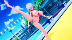 1girls 3d 3d_animation animated areolae barefoot big_breasts breasts completely_nude completely_nude_female dancing female female_only full_body hana0822 hololive mikumikudance mmd naked naked_female nipples nude nude_female shirogane_noel short_hair smile solo solo_female tagme video white_hair
