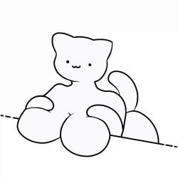 1:1 1girls 2025 2_frame_animation 2d :3 animated anthro anthrofied ass background big_ass big_breasts black_eyes bongo_cat breasts digital_art digital_media ear eyes feline female looking_at_viewer meme missi nude nude_female silly silly_cats silly_face solo squish squished_breasts squishy squishy_breasts tail touching_breast touching_breasts white_background white_body