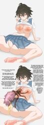1girls after_orgasm big_breasts breasts bug cheating cheating_girlfriend corruption couple creature_inside cucked_by_beast cum cum_in_pussy cum_inside english_text female female_focus insectophilia insects interspecies interspecies_pregnancy interspecies_sex love milf netorare ntr onedotr original original_character parasite rape reproductive_hijack seedbed text thick_cum uterus womb zoophilia