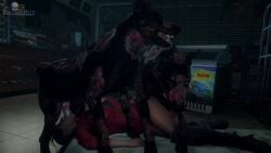 1girls 2animals 2boys 3d anal blender blowjob brown_hair canine canine canine_penis capcom cerberus_(resident_evil) claire_redfield cum cum_in_mouth darktronicksfm deepthroat face_fucking fellatio female_penetrated feral_on_female feral_on_human gangbang grabbing_own_breast interspecies knot long_hair male/female mattress monster oral resident_evil_2 resident_evil_2_remake sound spitroast sword_swallowing_position tagme tied_hair tongue_out video zombie zombie_dog