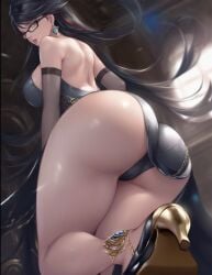 , 1girls, ai_generated bayonetta_(character) clothing female female_focus milf mommy solo solo_female solo_focus