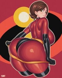 1female 1girls ass ass big_breasts big_breasts breasts elastigirl fanart female female_only flatillustratorkhan helen_parr mature nsfw pixiv_link solo solo_female tagme the_incredibles