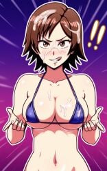 ai_generated bikini cum kazama_asuka kazama_asuka micro_bikini pixelsin tekken tekken_8