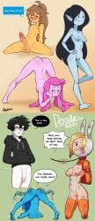 adventure_time armbinder bondage boxbinder crossover doomer_boy female fionna_the_human_girl gmil lapis_lazuli_(steven_universe) marceline meme monoglove posing princess_bubblegum steven_universe tagme