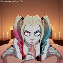 ai_assisted ai_generated animated blowjob blowjob_face continue_after_cum cumshot cumshot_in_mouth cumshot_on_face dc dc_comics facial harley_quinn harley_quinn_(series) multicolored_hair patreon patreon_username post_orgasm post_orgasm_fellatio post_orgasm_torture pov_eye_contact sloppy_blowjob sound tagme video whatajinx