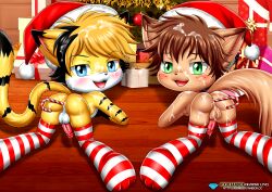 2boys anal_insertion anthro anus ass balls bbmbbf blush bryce_(little_tails) candy candy_cane candy_cane_in_ass christmas cum cum_in_ass cum_inside cum_on_arm cum_on_ass cum_on_balls cum_on_body cum_on_face cum_on_hair cum_on_penis cum_on_shoulder diamond_level domestic_cat feline furry gay little_tails looking_at_viewer male male_only nude open_mouth palcomix penis skynex tongue young