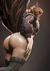 1girls 3d animal_ears ass audrix big_ass big_butt brown_fur brown_hair fat_ass female female_only huge_ass huge_butt large_ass large_butt light-skinned_female light_skin marvel marvel_comics marvel_rivals squirrel_ears squirrel_girl_(marvel) squirrel_girl_(marvel_rivals) squirrel_tail tagme tail thick_ass