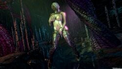 3d alien_(franchise) animated facehugger female fingering isabella_valentine larger_female loop masturbation monster no_sound size_difference smaller_male soul_calibur the_firebrand video