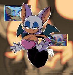 rouge the bat from sega by derekin4k