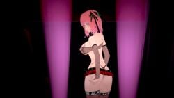 1girls 3d 3d_animation animated artist_website dancing female go-toubun_no_hanayome nakano_nino tagme video