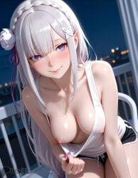 emilia (re:zero) from re:zero kara hajimeru isekai seikatsu by benj17