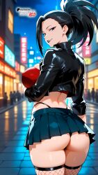momo yaoyorozu from my hero academia by boosterred99
