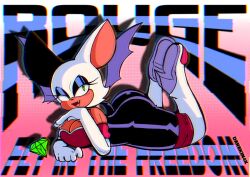 rouge the bat from sega by derekin4k