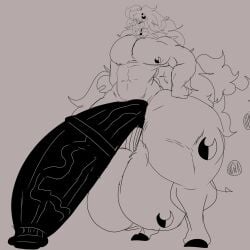 big_penis huge_cock hyper hyper_balls hyper_genitalia hyper_penis hyper_testicles lattemon lattemon_(character) male penis tagme thick_thighs wide_hips