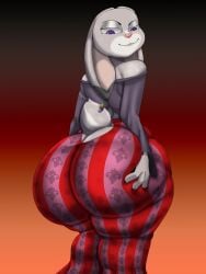 judy hopps from zootopia by tinydemon