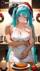 hatsune miku from christmas by skypassion