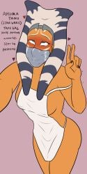 1girls 2020 ahsoka_tano asphyxiation breath_play dated erotic_asphyxiation female female_only nude_apron solo star_wars tagme tape_gag xxxx52
