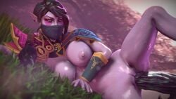 3d animated areolae big_breasts bouncing_breasts breasts dota_2 erection female huge_cock lanaya large_breasts male nipples penetration penis pussy shiboishi sound spread_legs straight templar_assassin terrorblade vaginal_penetration video