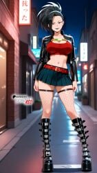 momo yaoyorozu from my hero academia by boosterred99