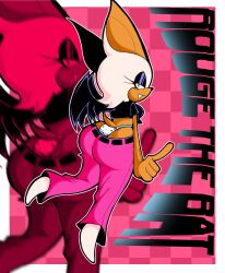 rouge the bat from hello kitty by derekin4k