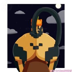 1girls animated ass ass_bigger_than_head ass_focus big_ass bullet cat_ears cat_girl cat_tail catgirl christian2005am female fortnite furry furry_female furry_only halloween looking_at_viewer looking_back loop mounting pumpkin pumpkin_head shot spice_(fortnite) tagme thick thick_ass thick_thighs video