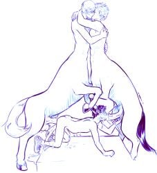 anal anal_sex anthro_penetrating aogami balls centaur chest_to_chest cum cum_in_ass cum_in_mouth cum_inside cum_while_penetrated cum_while_penetrating cum_while_sucking eiffel_tower eiffel_tower_position equine_genitalia equine_penis gay holding_balls homosexual homosexual_male human human_on_anthro human_penetrated humanoid_genitalia humanoid_penis kissing kissing_while_penetrating male male/male male_only male_penetrating_male on_hands_and_knees oral oral_penetration oral_sex penis percy_jackson percy_jackson_and_the_olympians sneakers spitroast spitroasting stomach_bulge