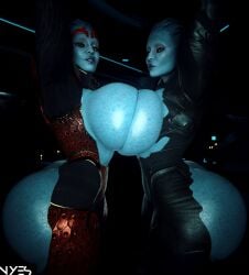 asari from bioware by nyes117