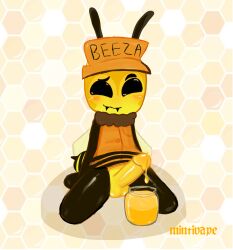 adult artist_name balls bee bumble_bee_elliot cum cumming elliot_(forsaken) forsaken_(roblox) honey honey_cum male mintivape penis roblox roblox_game robloxian tagme