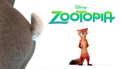 1boy 1girls 3d animal_genitalia animal_penis anthro ass ass_focus balls canine disney duo erection female fox fur furry furry_only hi_res judy_hopps lagomorph male mammal naked nick_wilde nude penis rabbit simple_background smile tail text thebambilover_(artist) white_background zootopia