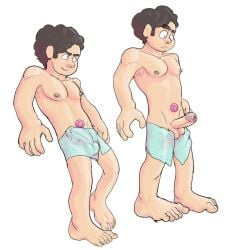 balls bulge cartoon_network dick_out gem genitals human male male_only mammal nipples penis solo steven_quartz_universe steven_universe zahsosig