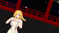 animated dancing dark_magician_girl female large_breasts mmd swimsuit tagme video yu-gi-oh!