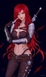 1girls artelsia female female_focus female_only katarina_du_couteau